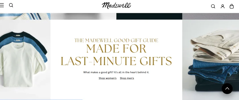 Madewell website